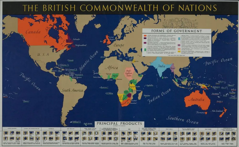 Poster, 'The British Commonwealth of Nations'