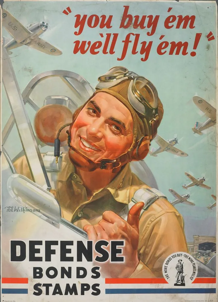 Poster, "you buy 'em, we'll fly 'em!"