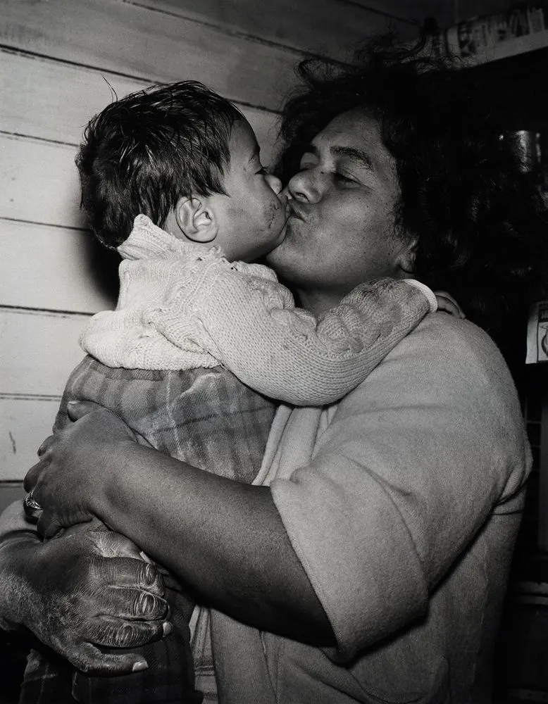 Mother has to pick him up and kiss him better. From the series: Washday at the pa