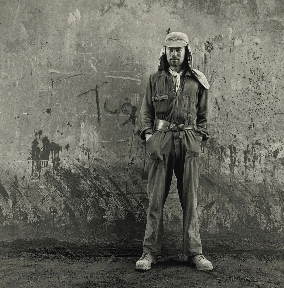 Tom Wipaki, shift worker, Christchurch Gasworks, 1981. From the portfolio: Gasworks