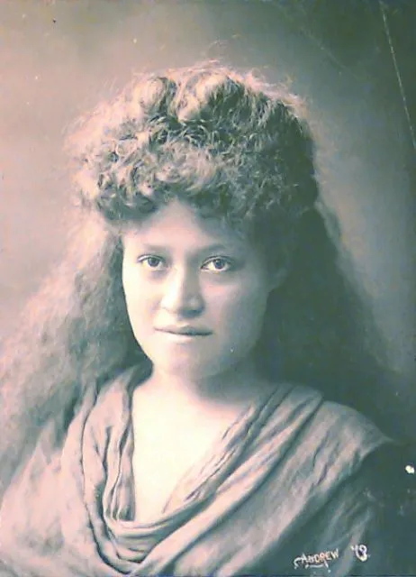 Samoan Woman with Long Hair