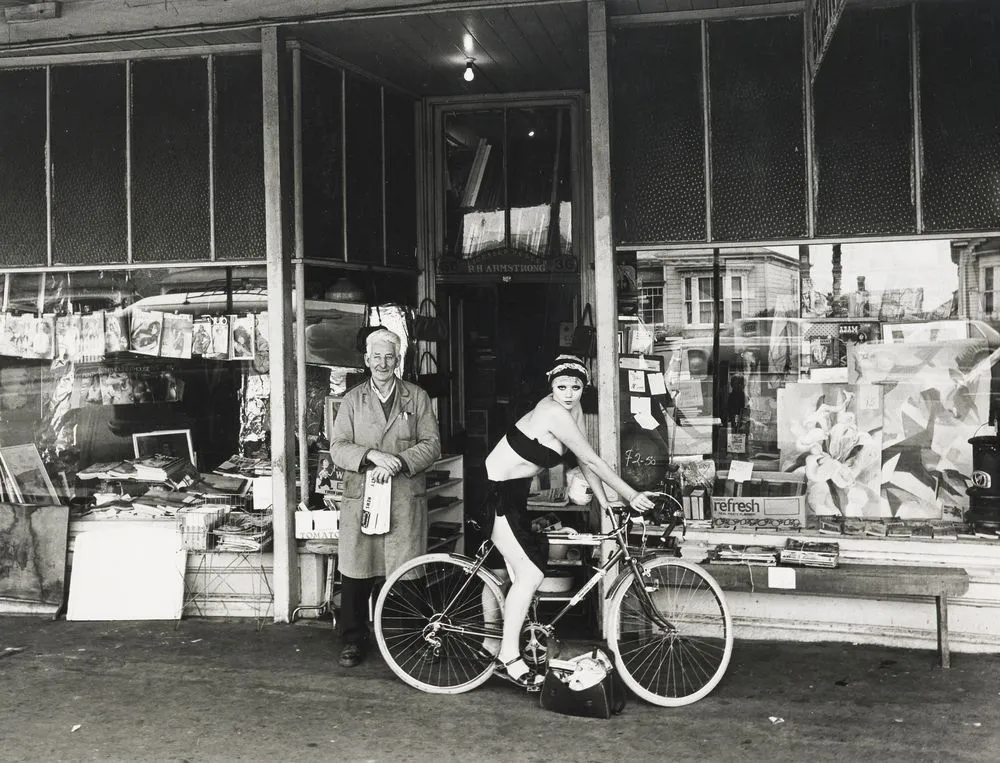 Dick Armstrong, second-hand dealer, and Dylan, Jervois Road