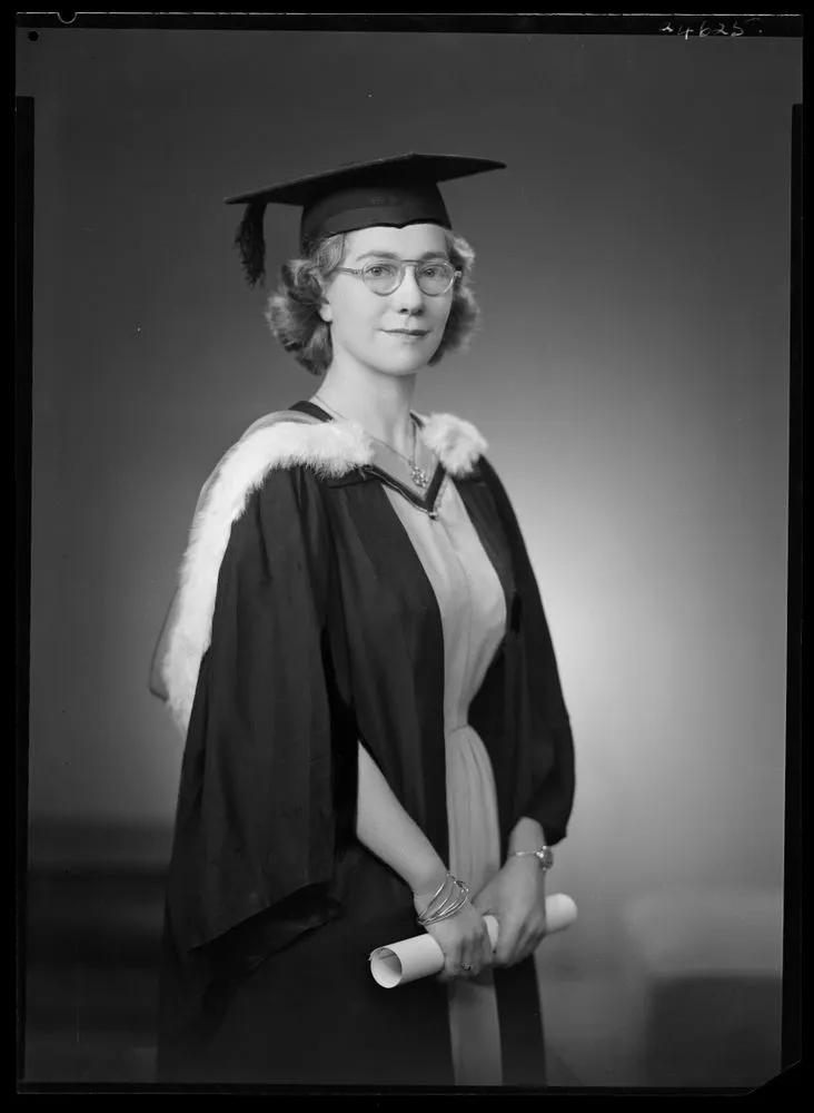 Graduate; inscribed 'Dr Dorothy Usher'