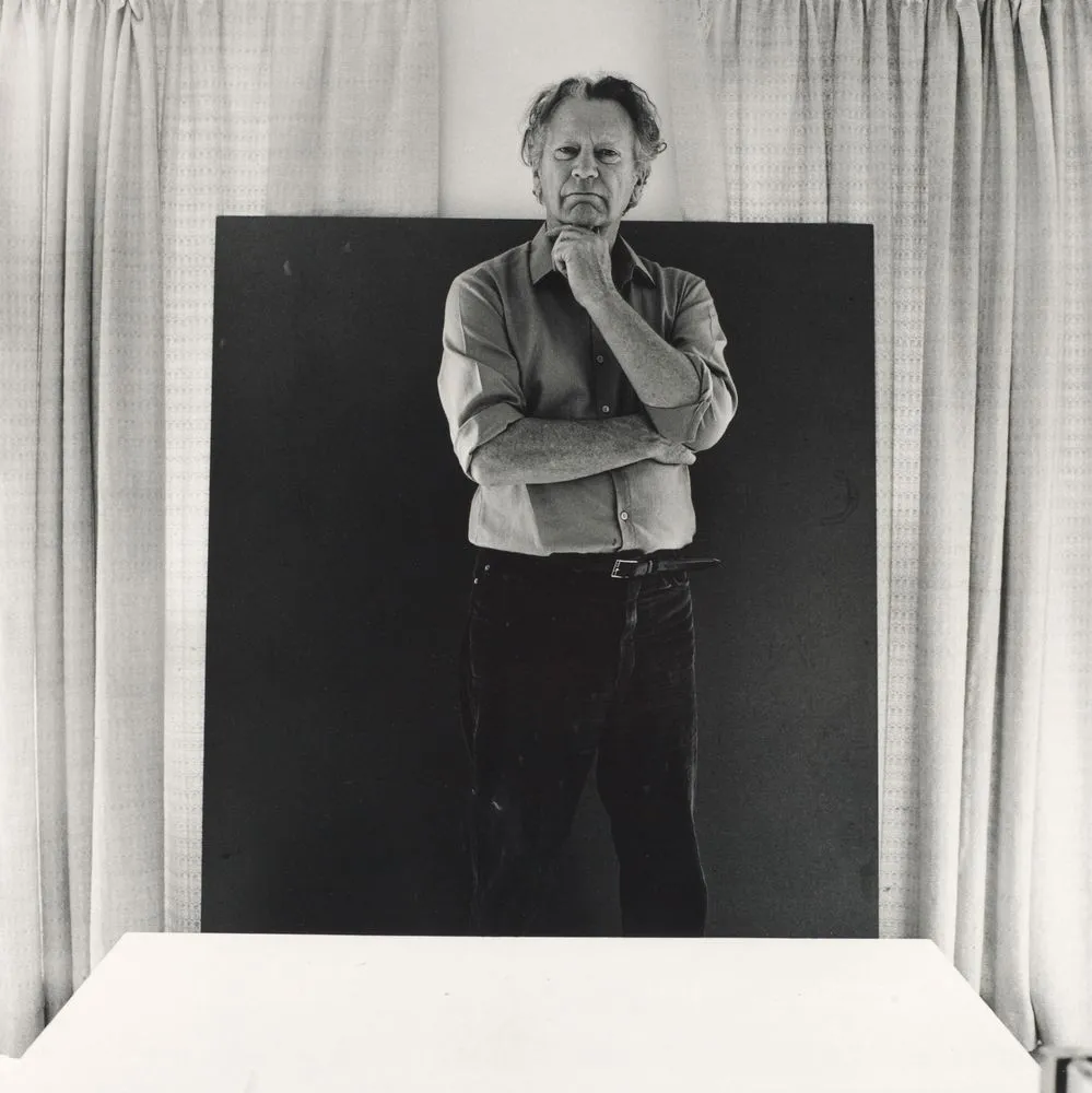 Gordon Walters, Studio, Christchurch, 1987. From the series: Artists' portraits.