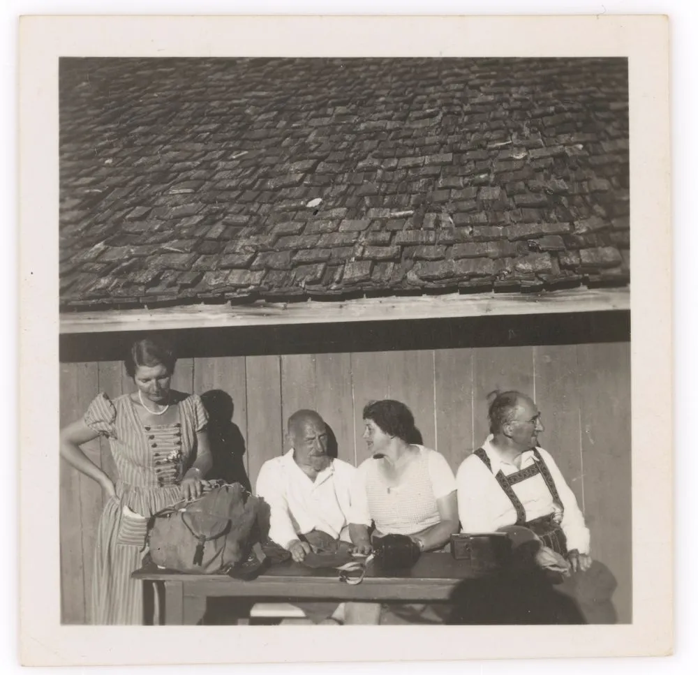 Eugenie and Emil Kleinmann with family members, on holiday in the Austrian Tyrol