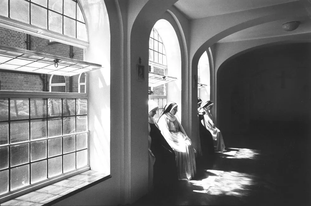 The cloister of the monastery