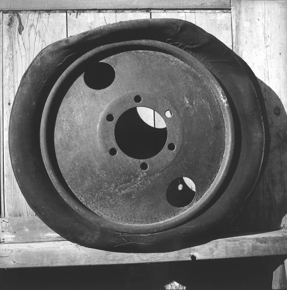 Car wheel with tyre