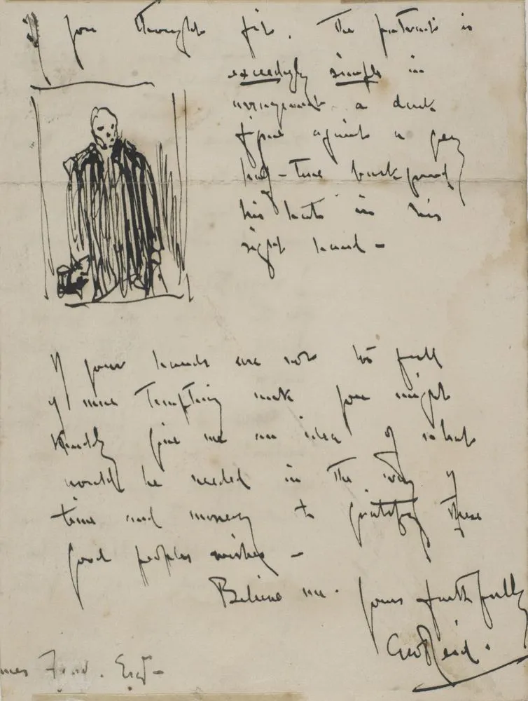 Sketch from a letter