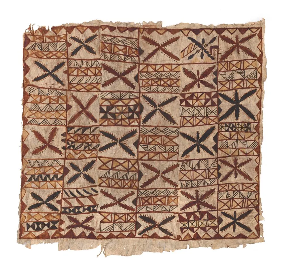 Siapo mamanu (tapa cloth)