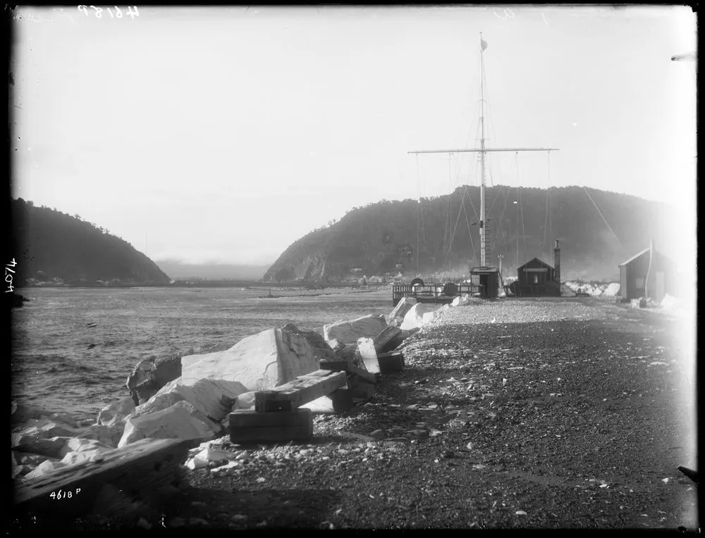 Looking to Greymouth from Tip Head