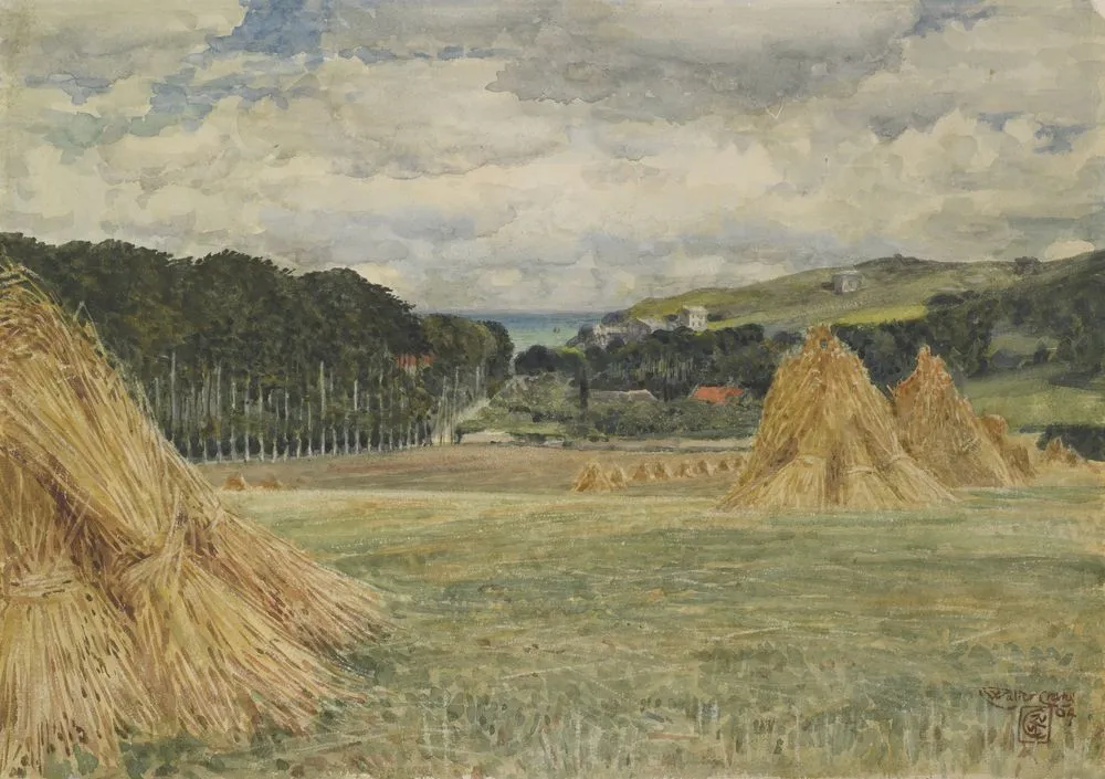 Harvest field, Normandy