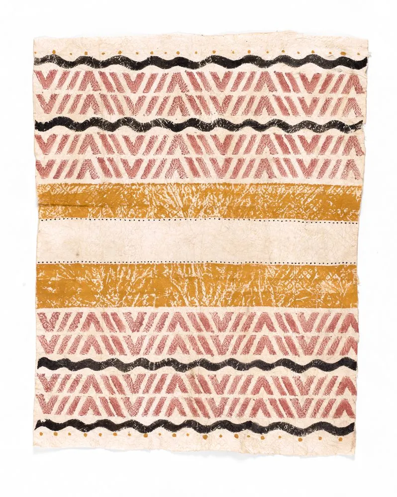 Kapa (Hawaiian tapa) titled "Kupuna"