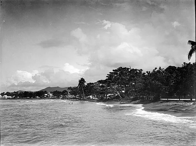 Apia - view of the shoreline