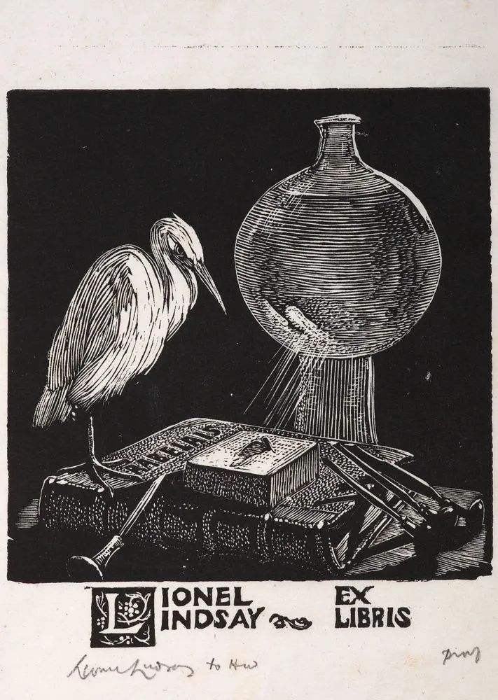 Bookplate - Lionel Lindsay