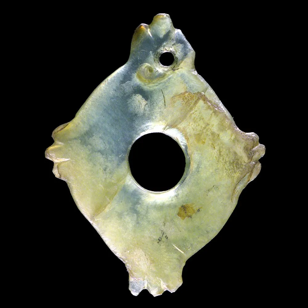 Kākā pōria (bird leg ring / pendant)