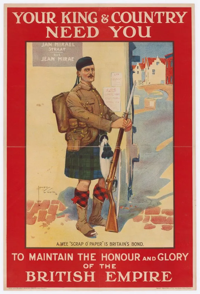 Poster, 'Your King & Country Need You'