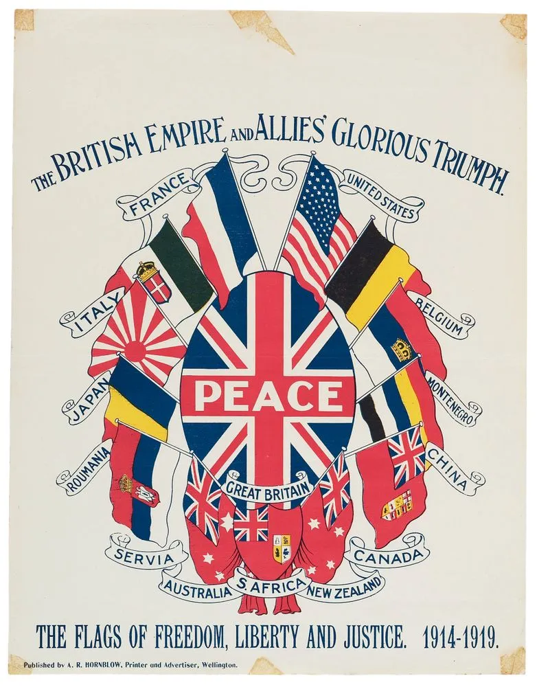 Poster, 'The British Empire And Allies' Glorious Triumph'