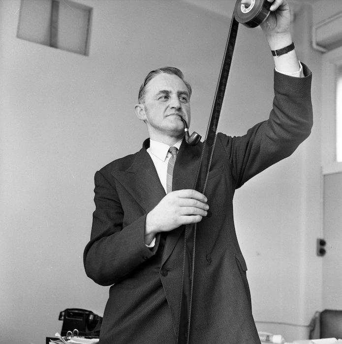 Gordon Holden Mirams, Chief Censor and Registrar of Films, 1956