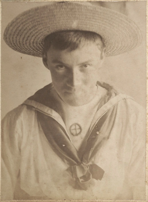 Boy dressed as a sailor