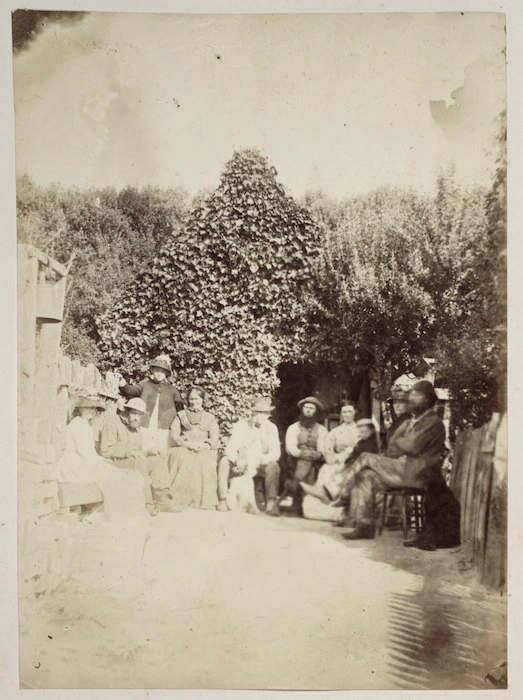 Frederick Hunt's family, Pitt Island, Chatham Islands