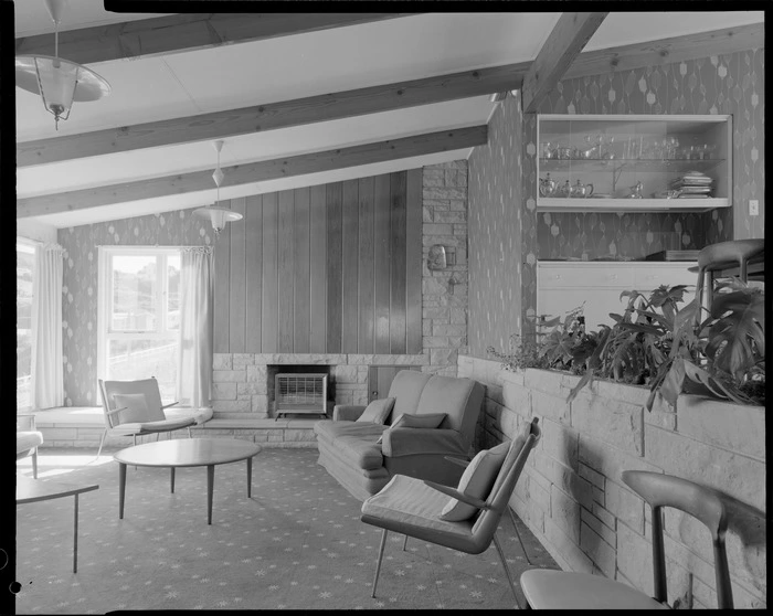 Living room, Manthel house, Wellington