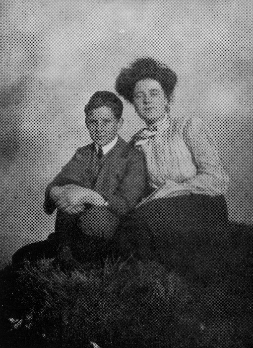 Katherine Mansfield and her brother Leslie