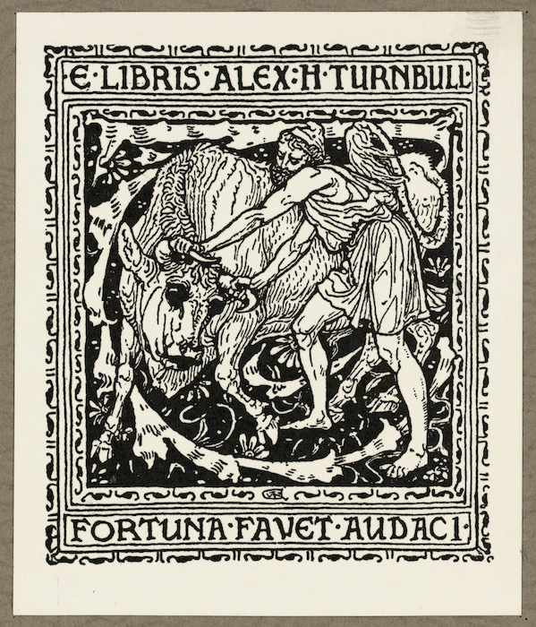 [Crane, Walter], 1845-1915 :E libris Alex H Turnbull. Fortuna favet audaci [1891]
