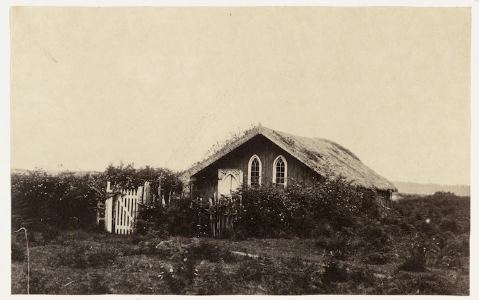 Reverend Benjamin Yate Ashwell's church, Taupiri mission station, Waikato