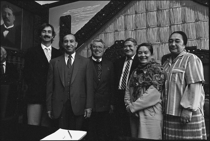 Maori Language Commission with Koro Wetere