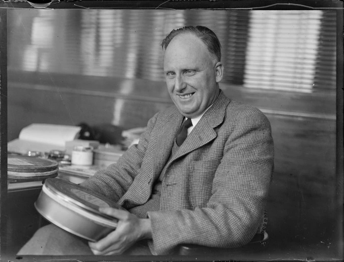 Portrait of Rudall C Hayward, from Government Film Studios