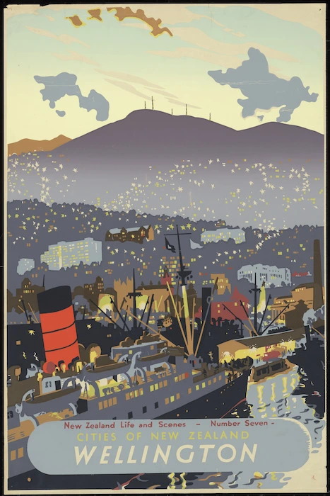 [Mallitte, Howard Leon?], 1910-1979: Cities of New Zealand. Wellington. New Zealand life and scenes - Number Seven. [1950s]