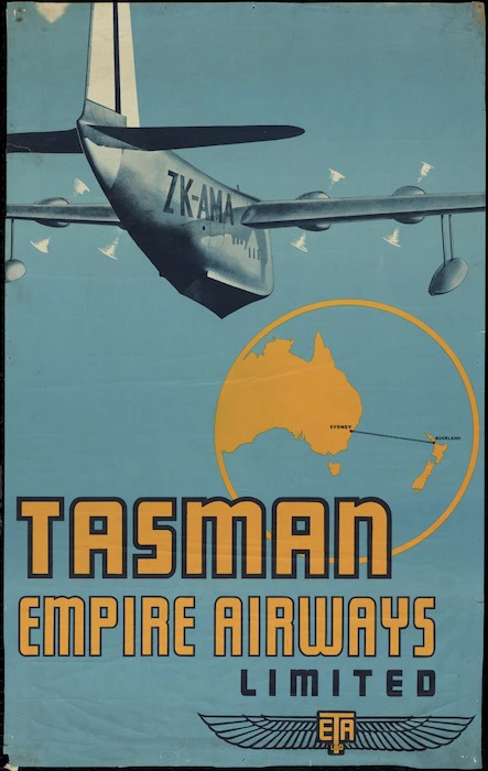 Tasman Empire Airways Ltd :Tasman Empire Airways Limited. ZK-AMA [ca 1940]