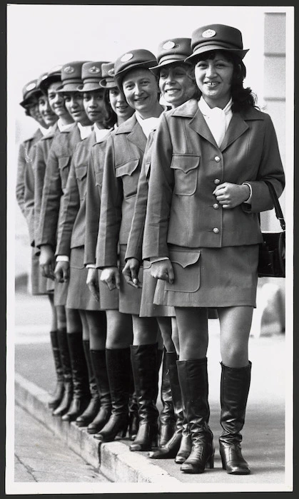 Wellington meter maids wearing new uniforms