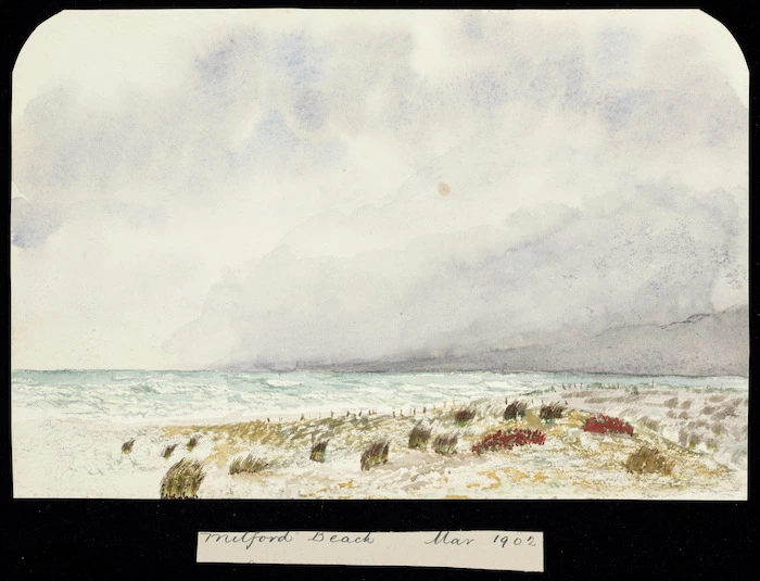 Artist unknown :Milford Beach, Mar. 1902