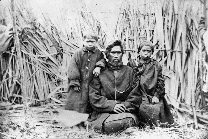 Wiremu Tamihana Tarapipipi Te Waharoa and family