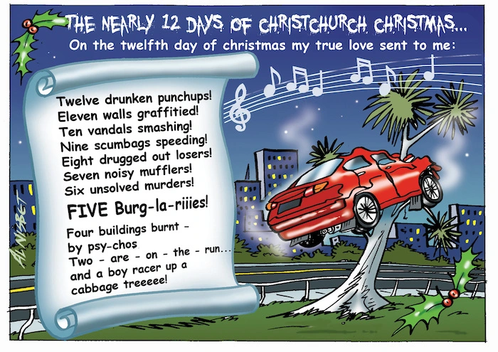 The nearly 12 days of Christchurch Christmas. 24 December 2009