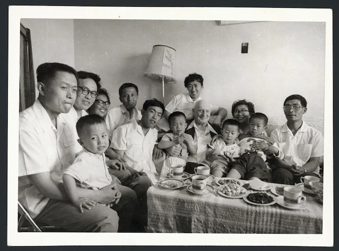 Rewi Alley with his Chinese family