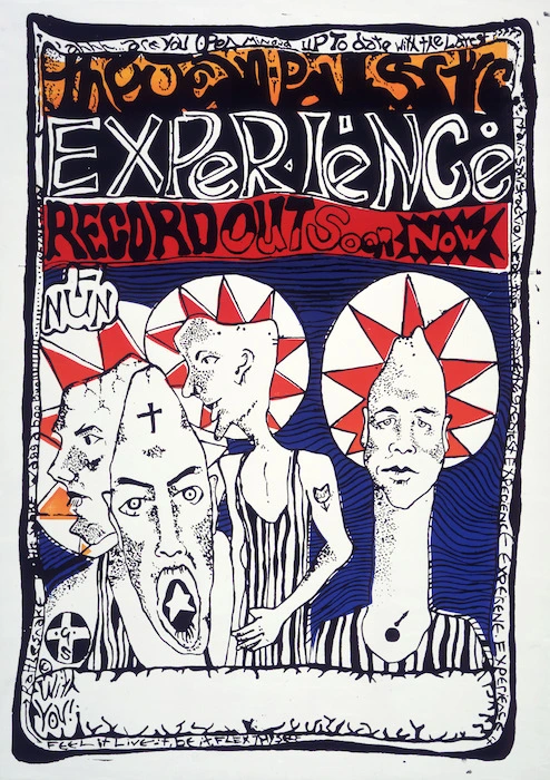 Jean-Paul Sartre Experience (Musical group) :The Jean-Paul Sartre Experience. Record out soon now. Feel it, live it, be it, flex thyself [1986].