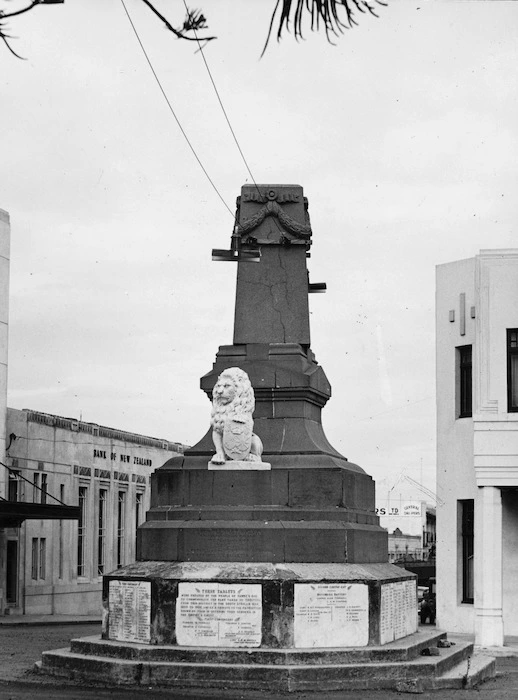 South African War memorial, Napier