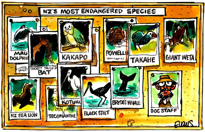 Evans, Malcolm Paul, 1945- :[Endangered Species]. 29 March 2013