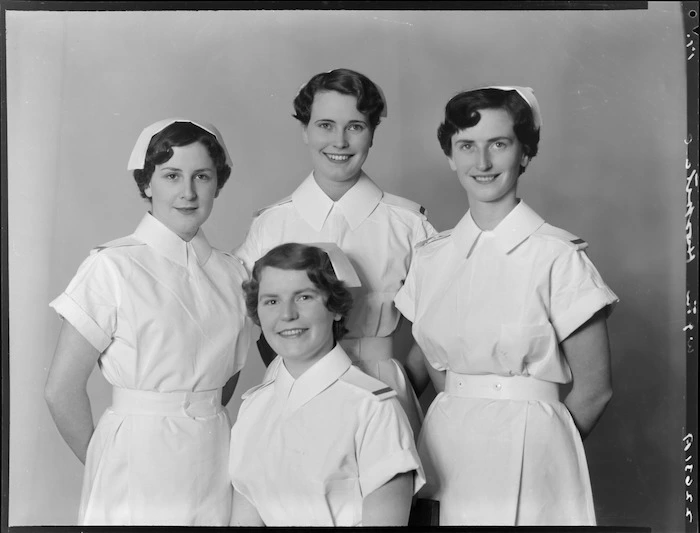 Nurses, Wellington Hospital, 1955