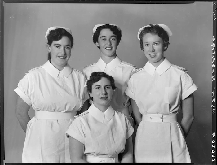 Nurses, Wellington Hospital, 1955