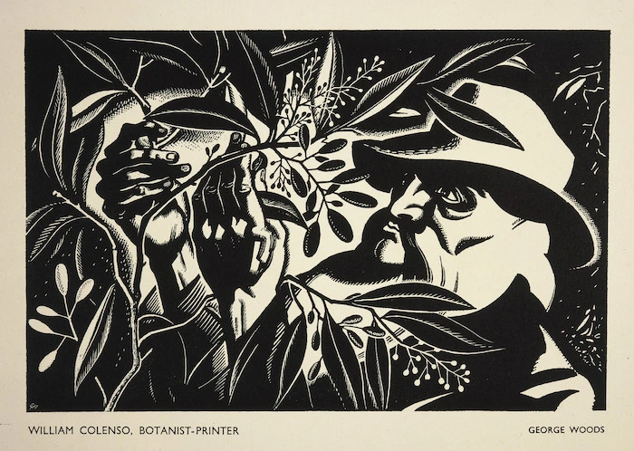 Woods, George, 1898-1963 :William Colenso, botanist-printer. [1950?]
