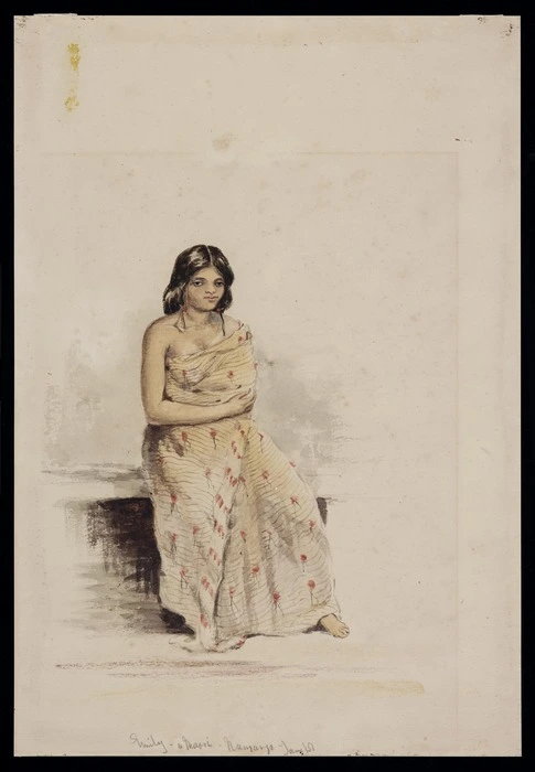 Oliver, Richard Aldworth, 1811-1889 :Emily - a Maori. Nauranga, Jany [18]51