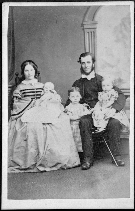 Photograph of James MacGregor, Grace MacGregor and their children
