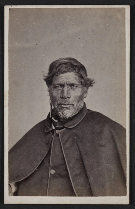 Swan & Wrigglesworth (Wellington & Napier) fl 1864-1870 :Portrait of Pitiera Kopu