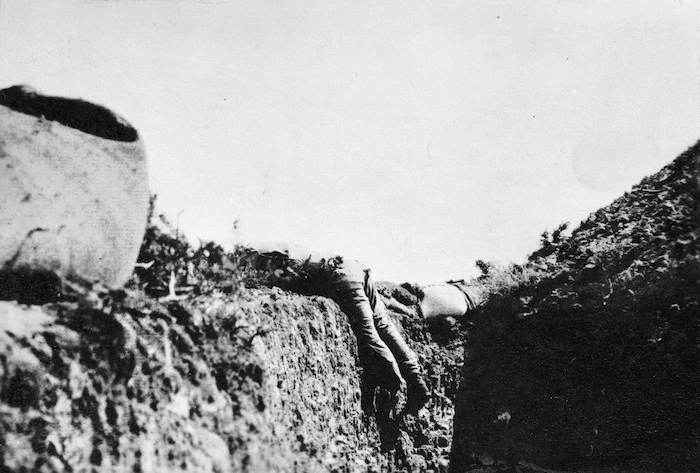 Trench on Hill 60, Gallipoli, Turkey