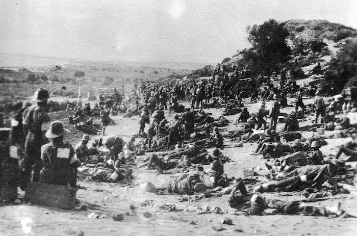 Wounded soldiers, Gallipoli, Turkey