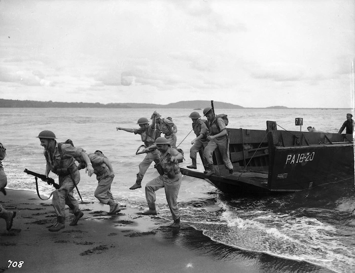 World War II troops, Pacific region