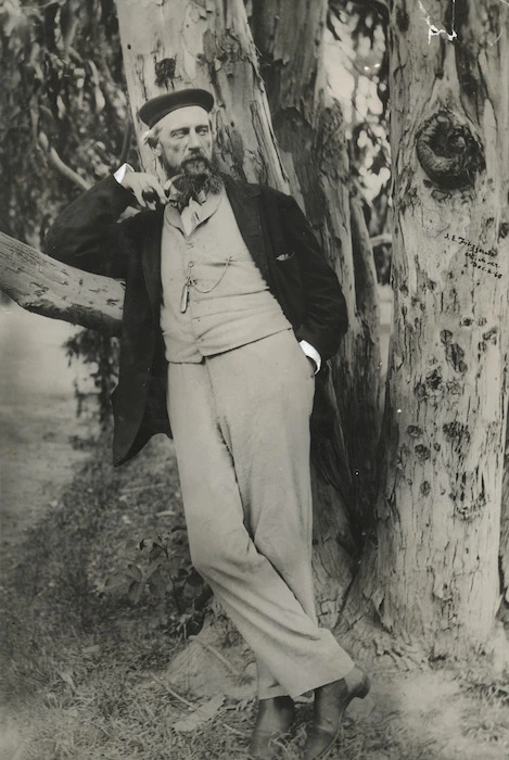 James Edward Fitzgerald - Photograph taken by Dr Alfred Charles Barker